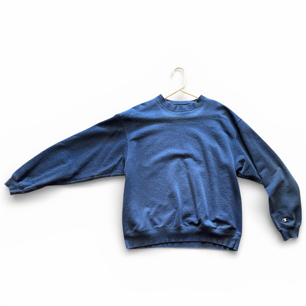 Champion Men's Classic Navy Crewneck Sweater